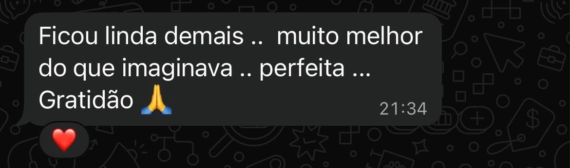 Mensagem de agradecimento de cliente no WhatsApp 2
